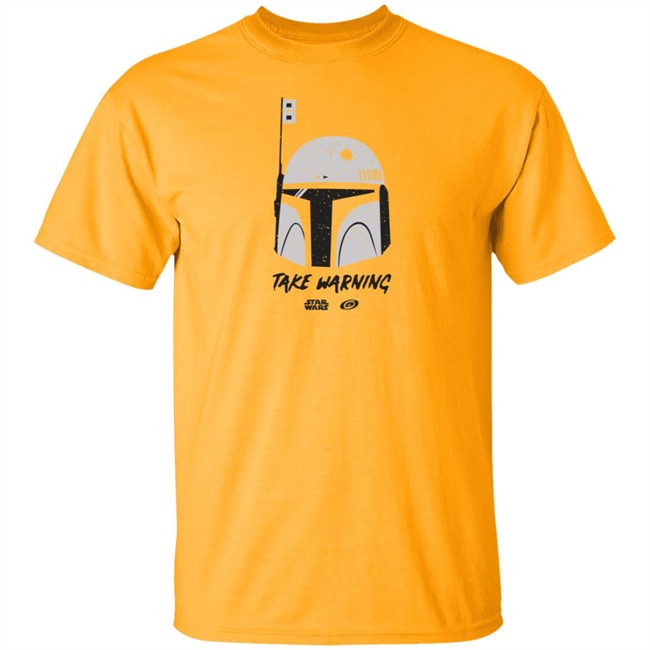 Carolina Hurricanes Spinzo Star Wars Night Take Warning Shirt Carolina Hurricanes Spinzo Star Wars Night Take Warning Shirt