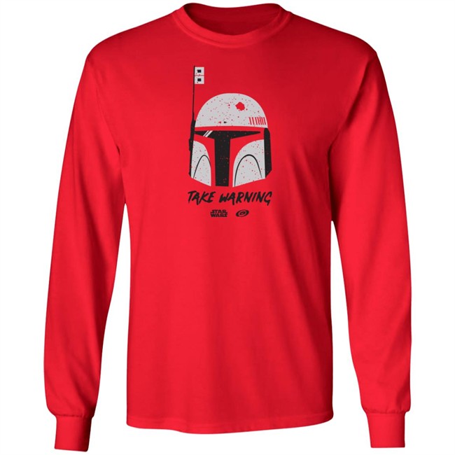 Carolina Hurricanes Spinzo Star Wars Night Take Warning Shirt Carolina Hurricanes Spinzo Star Wars Night Take Warning Shirt