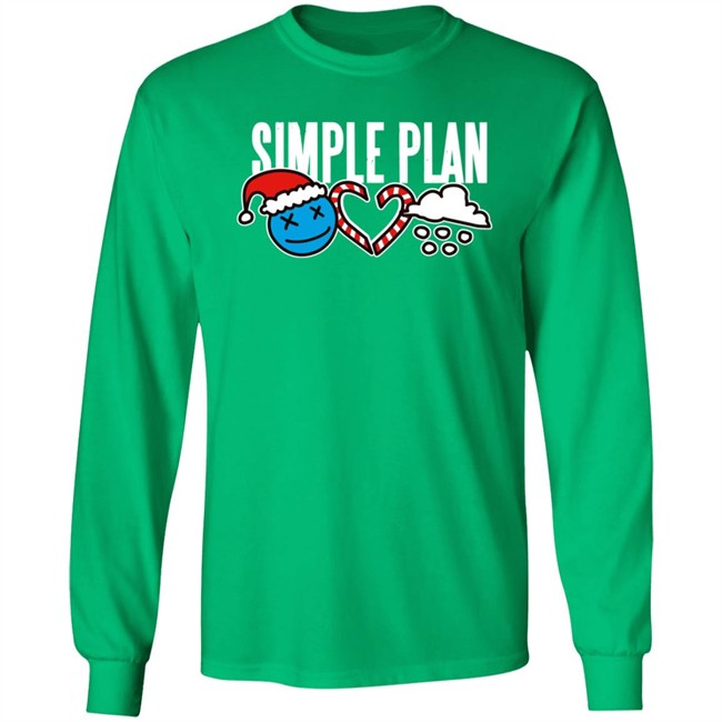 Simple Plan Merchandise Simple Plan Christmas 3 Icons Shirt Simple Plan Merchandise Simple Plan Christmas 3 Icons Shirt