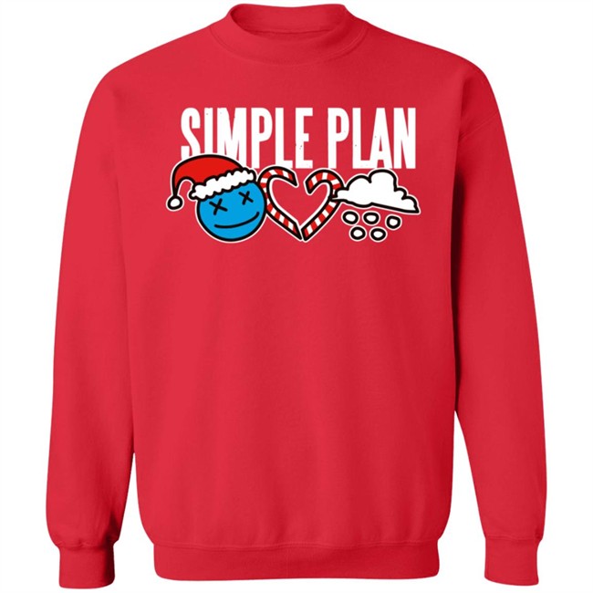Simple Plan Merchandise Simple Plan Christmas 3 Icons Shirt Simple Plan Merchandise Simple Plan Christmas 3 Icons Shirt
