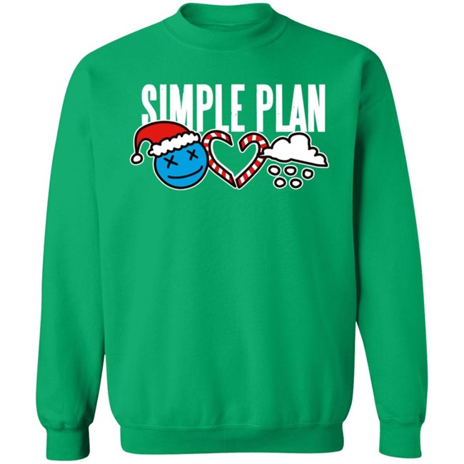 Simple Plan Merchandise Simple Plan Christmas 3 Icons Shirt Simple Plan Merchandise Simple Plan Christmas 3 Icons Shirt