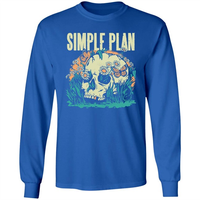 Simple Plan Merchandise Simple Plan Skull Head T Shirt Simple Plan Merchandise Simple Plan Skull Head T Shirt