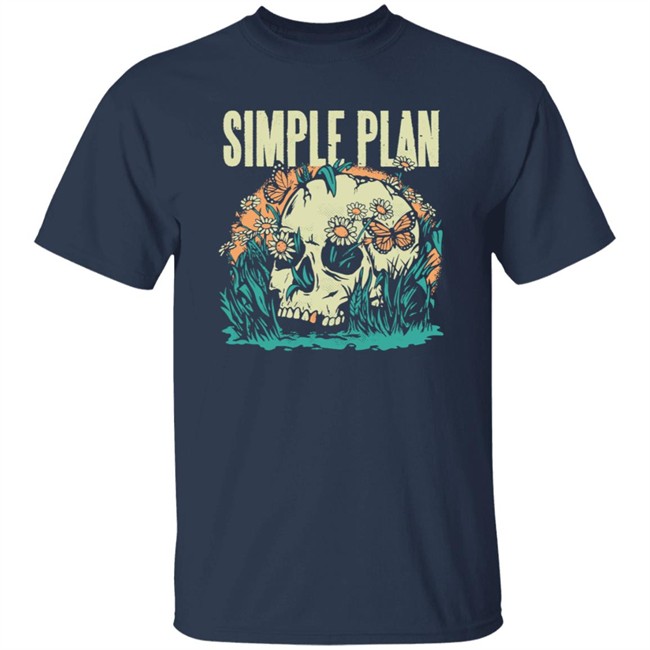 Simple Plan Merchandise Simple Plan Skull Head T Shirt Simple Plan Merchandise Simple Plan Skull Head T Shirt