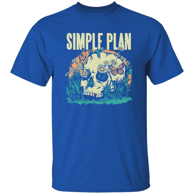 Simple Plan Merchandise Simple Plan Skull Head T Shirt Simple Plan Merchandise Simple Plan Skull Head T Shirt