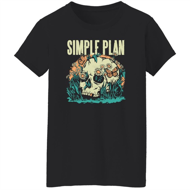 Simple Plan Merchandise Simple Plan Skull Head T Shirt Simple Plan Merchandise Simple Plan Skull Head T Shirt