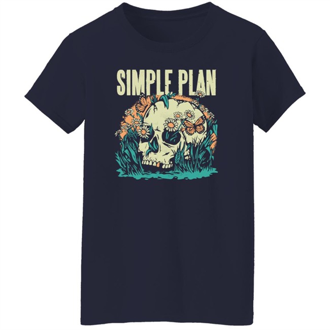 Simple Plan Merchandise Simple Plan Skull Head T Shirt Simple Plan Merchandise Simple Plan Skull Head T Shirt