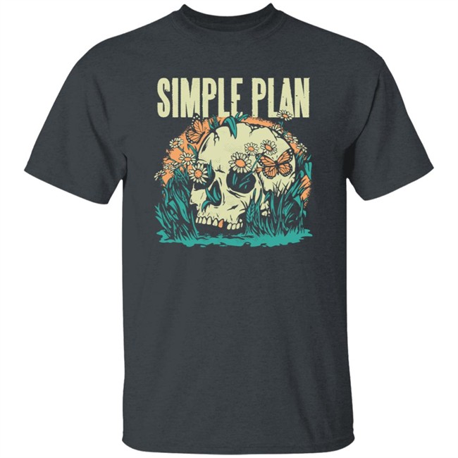 Simple Plan Merchandise Simple Plan Skull Head T Shirt Simple Plan Merchandise Simple Plan Skull Head T Shirt