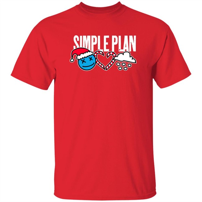 Simple Plan Christmas 3 Icons Shirt