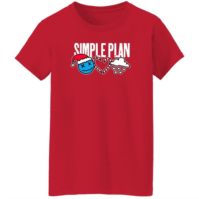 Simple Plan Christmas 3 Icons Shirt Simple Plan Christmas 3 Icons Shirt