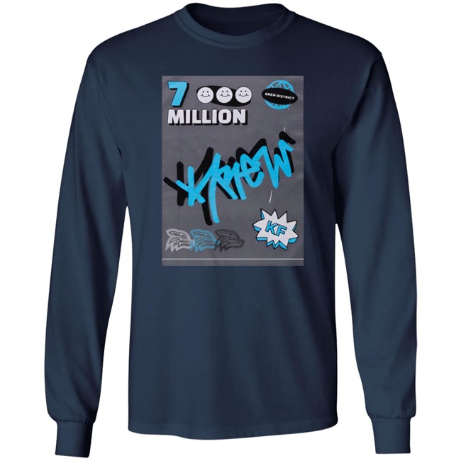 Lunar Client Merch Krew District Merch 7 Million Subscribers Tee Shirt Lunar Client Merch Krew District Merch 7 Million Subscribers Tee Shirt