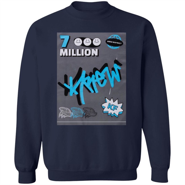 Lunar Client Merch Krew District Merch 7 Million Subscribers Tee Shirt Lunar Client Merch Krew District Merch 7 Million Subscribers Tee Shirt