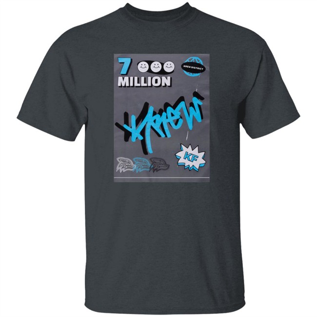 Lunar Client Merch Krew District Merch 7 Million Subscribers Tee Shirt Lunar Client Merch Krew District Merch 7 Million Subscribers Tee Shirt