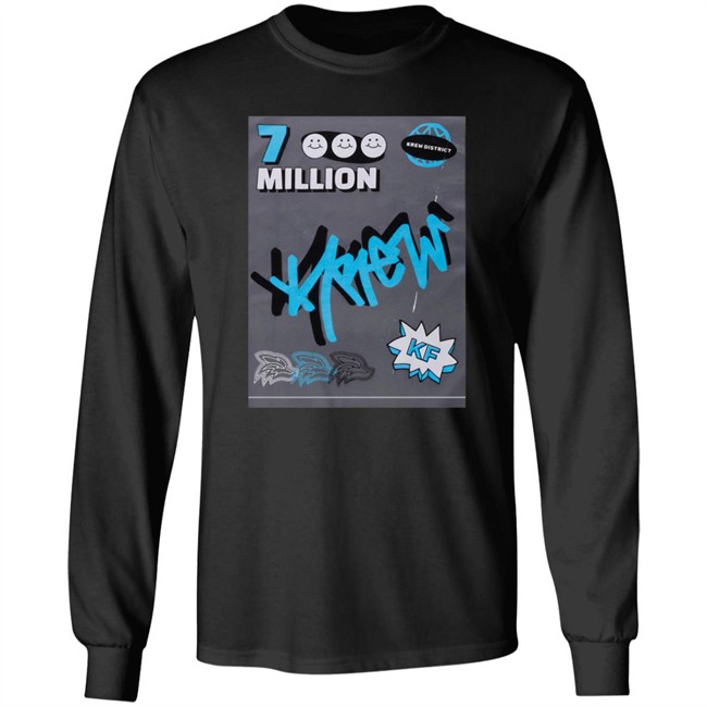 Lunar Client Merch Krew District Merch 7 Million Subscribers Tee Shirt Lunar Client Merch Krew District Merch 7 Million Subscribers Tee Shirt