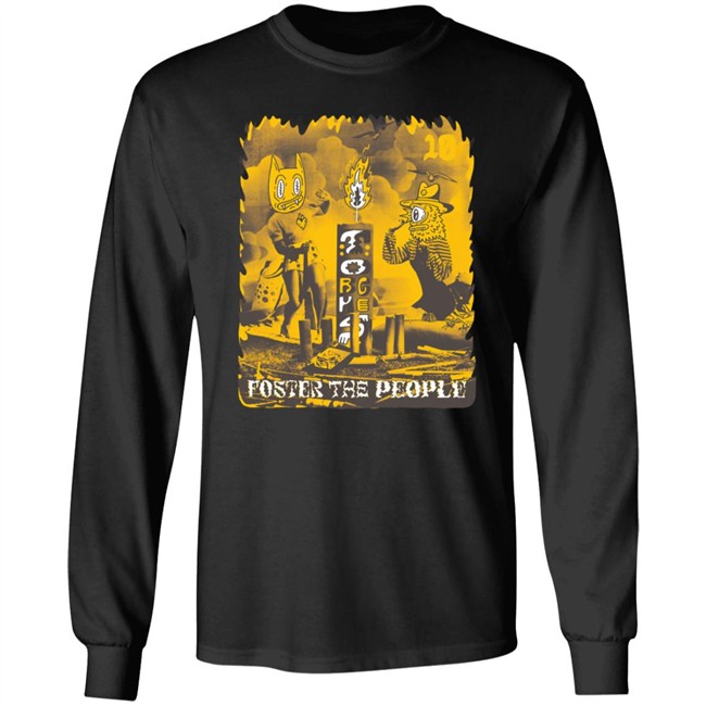 Foster The People Merch Torches 10 Year Anniversary T Shirt Foster The People Merch Torches 10 Year Anniversary T Shirt