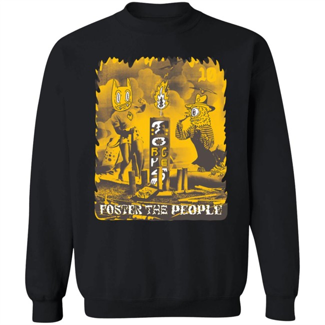 Foster The People Merch Torches 10 Year Anniversary T Shirt Foster The People Merch Torches 10 Year Anniversary T Shirt