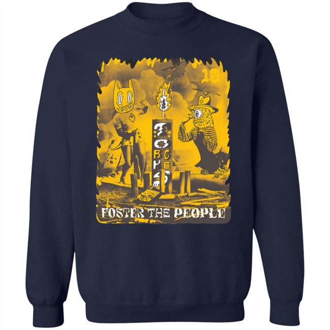 Foster The People Merch Torches 10 Year Anniversary T Shirt Foster The People Merch Torches 10 Year Anniversary T Shirt