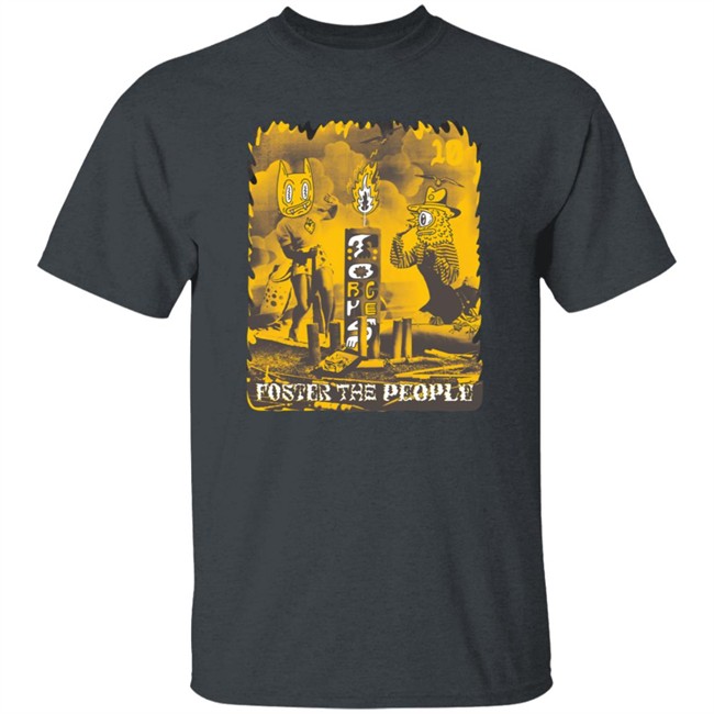 Foster The People Merch Torches 10 Year Anniversary T Shirt Foster The People Merch Torches 10 Year Anniversary T Shirt