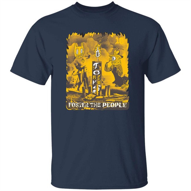 Foster The People Merch Torches 10 Year Anniversary T Shirt Foster The People Merch Torches 10 Year Anniversary T Shirt