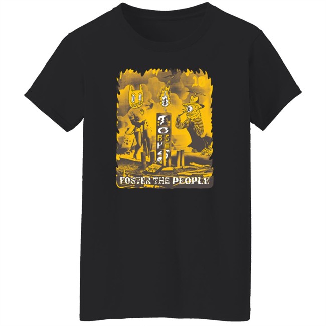 Foster The People Merch Torches 10 Year Anniversary T Shirt Foster The People Merch Torches 10 Year Anniversary T Shirt