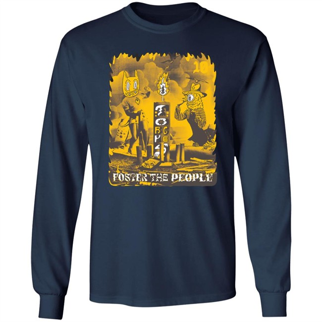 Foster The People Merch Torches 10 Year Anniversary T Shirt Foster The People Merch Torches 10 Year Anniversary T Shirt