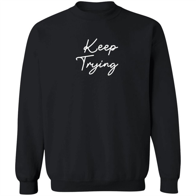 Try Guys Merch Keep Trying Black Shirt Try Guys Merch Keep Trying Black Shirt