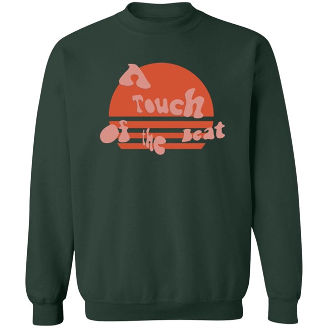 Aly & Aj Merch A Touch Of The Beat Puff Green Sweatshirt