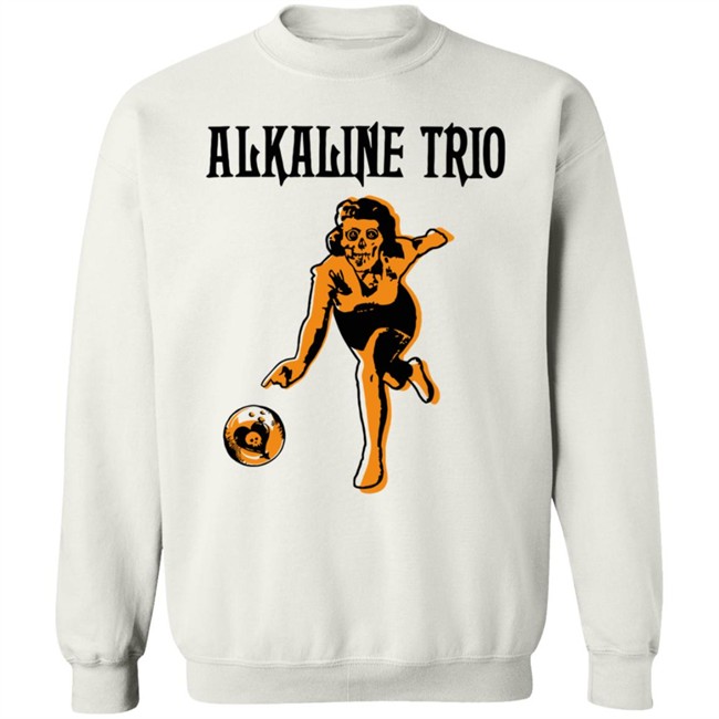 Alkaline Trio Merch Bowling Tee Shirt Alkaline Trio Merch Bowling Tee Shirt