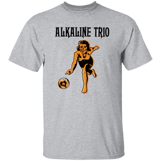 Alkaline Trio Merch Bowling Tee Shirt Alkaline Trio Merch Bowling Tee Shirt