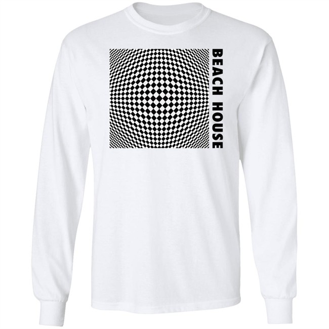Beach House Baltimore Merch 7 Op Art White Beach House Shirt Beach House Baltimore Merch 7 Op Art White Beach House Shirt
