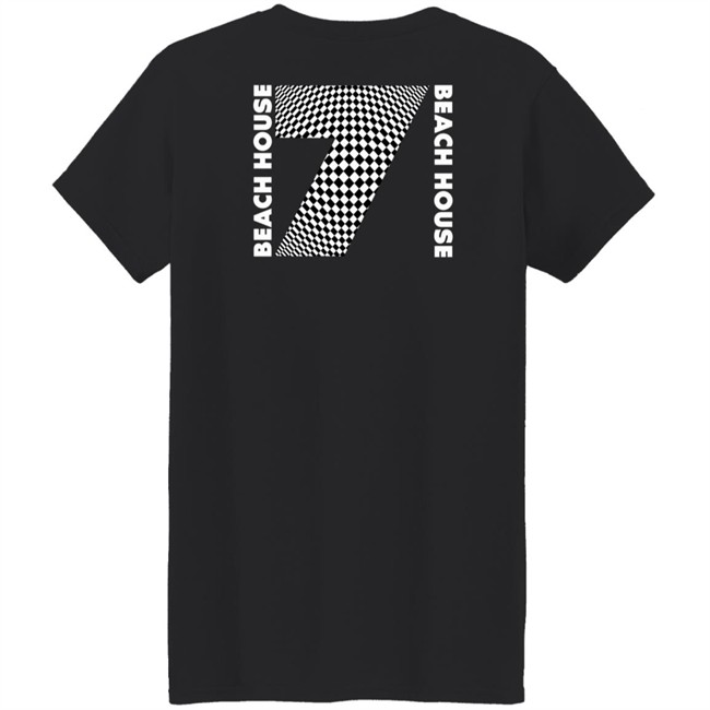 Beach House Baltimore Merch 7 Op Art Black Beach House Shirt Back Beach House Baltimore Merch 7 Op Art Black Beach House Shirt Back