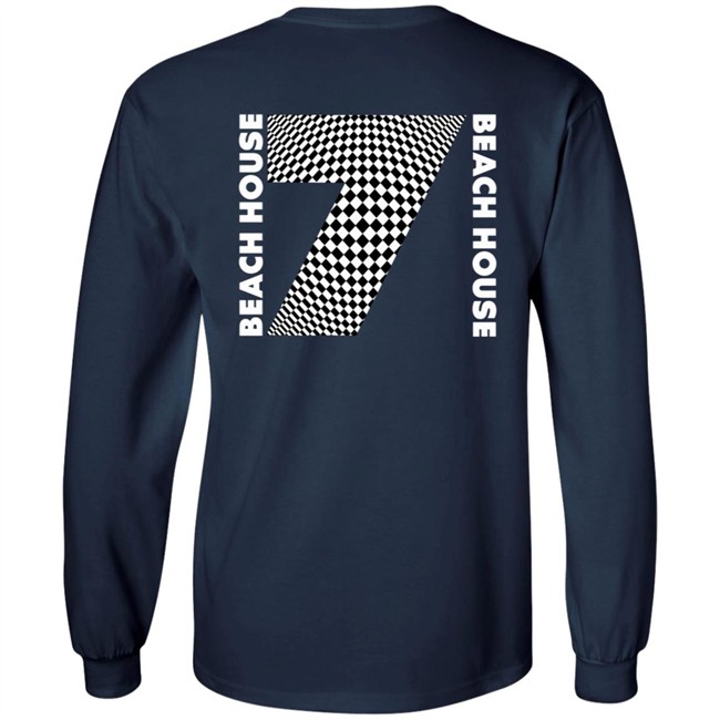 Beach House Baltimore Merch 7 Op Art Black Beach House Shirt Back Beach House Baltimore Merch 7 Op Art Black Beach House Shirt Back