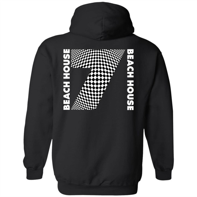Beach House Baltimore Merch 7 Op Art Black Beach House Shirt Back Beach House Baltimore Merch 7 Op Art Black Beach House Shirt Back
