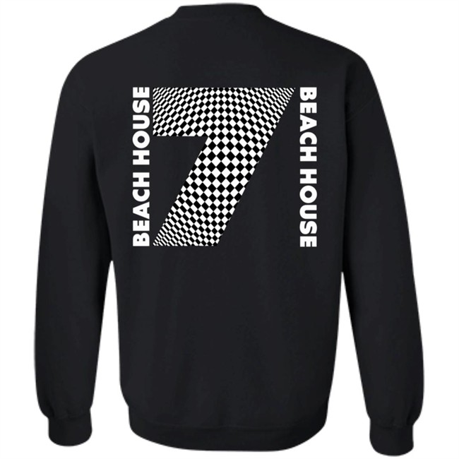Beach House Baltimore Merch 7 Op Art Black Beach House Shirt Back Beach House Baltimore Merch 7 Op Art Black Beach House Shirt Back