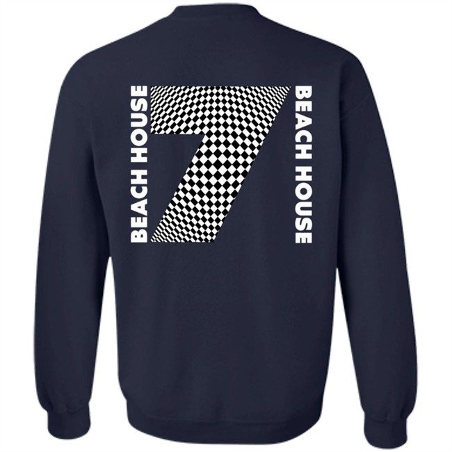 Beach House Baltimore Merch 7 Op Art Black Beach House Shirt Back Beach House Baltimore Merch 7 Op Art Black Beach House Shirt Back