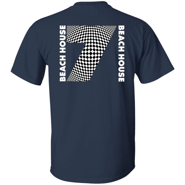 Beach House Baltimore Merch 7 Op Art Black Beach House Shirt Back Beach House Baltimore Merch 7 Op Art Black Beach House Shirt Back