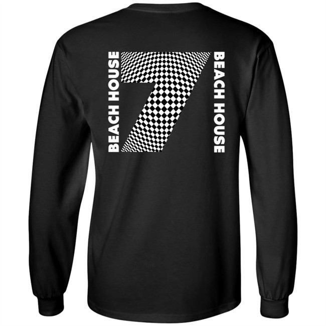 Beach House Baltimore Merch 7 Op Art Black Beach House Shirt Back Beach House Baltimore Merch 7 Op Art Black Beach House Shirt Back