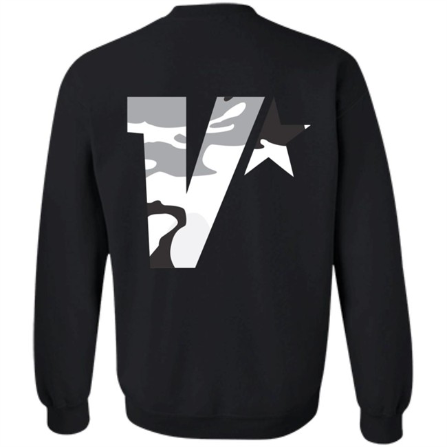 Vlexin Merch Black Monochrome Hoodie Camo Vlexin Merch Black Monochrome Hoodie Camo