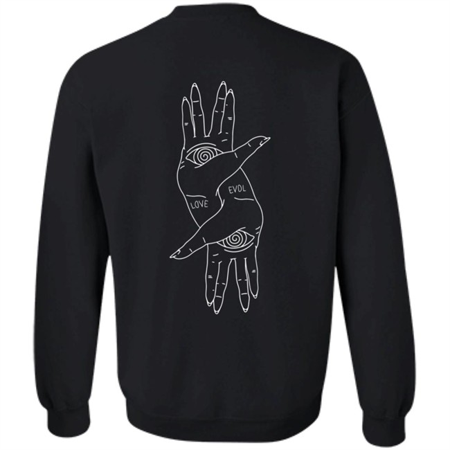 Rezz As Above Black Crewneck Sweatshirt Rezz As Above Black Crewneck Sweatshirt