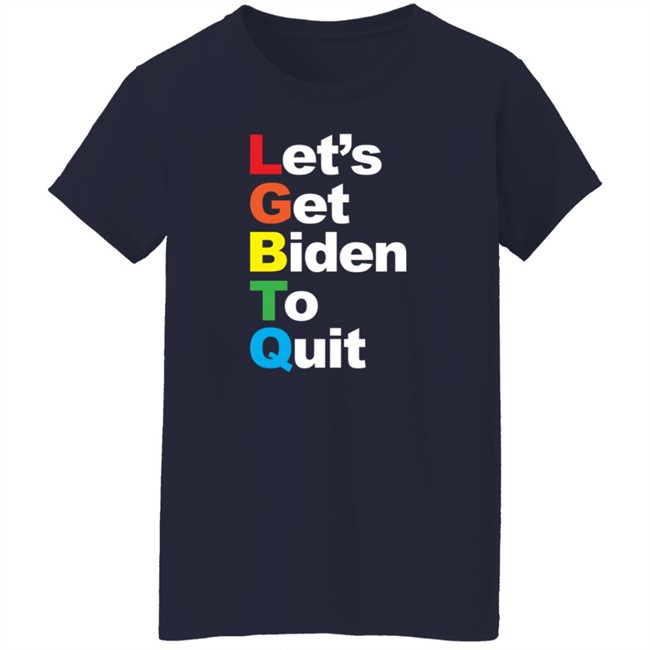 Donald Trump Jr Merch Let's Get Biden To Quit Rainbow Hoodie Donald Trump Jr Merch Let's Get Biden To Quit Rainbow Hoodie