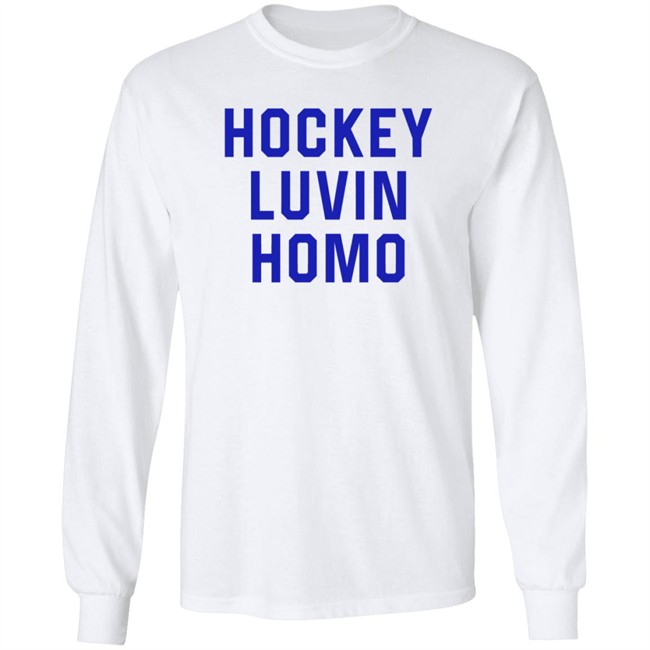 Hockey Luvin Homo T Shirt Iovejarry