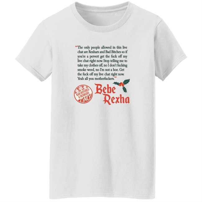 Bebe Rexhars Merch Bad Bitches & Rexhars Only Shirt Bebe Rexhars Merch Bad Bitches & Rexhars Only Shirt