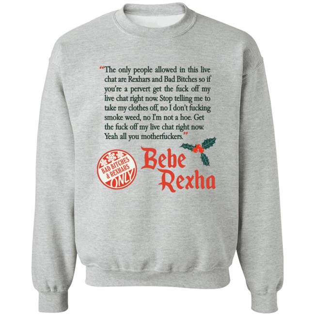 Bebe Rexhars Merch Bad Bitches & Rexhars Only Shirt Bebe Rexhars Merch Bad Bitches & Rexhars Only Shirt