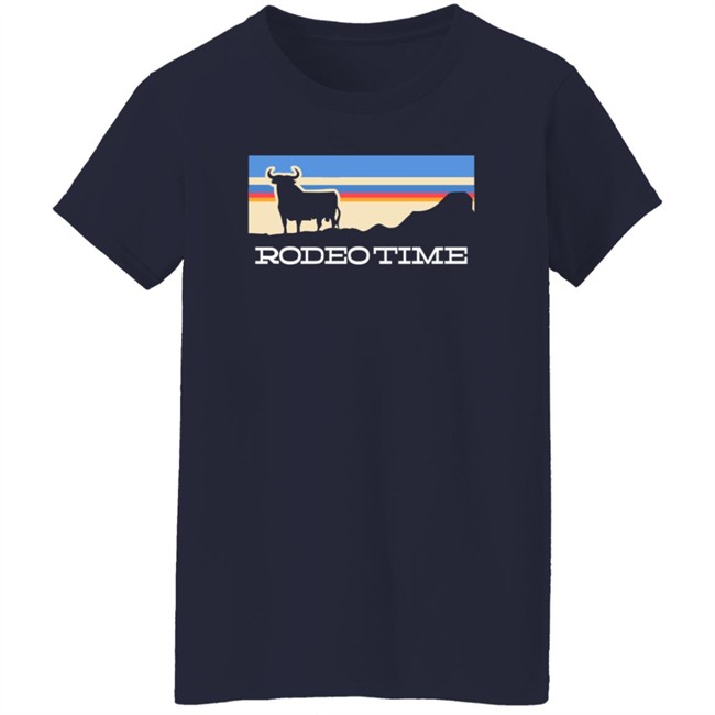 Dale Brisby Merch Rodeo Time Sunset Navy Long Sleeve T Shirt Dale Brisby Merch Rodeo Time Sunset Navy Long Sleeve T Shirt