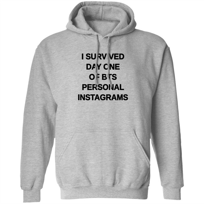 Tpwkjimin I Survived Day One Of BTS Personal Instagrams Shirt Tpwkjimin I Survived Day One Of BTS Personal Instagrams Shirt