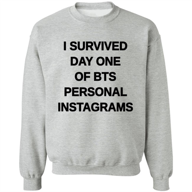 Tpwkjimin I Survived Day One Of BTS Personal Instagrams Shirt Tpwkjimin I Survived Day One Of BTS Personal Instagrams Shirt