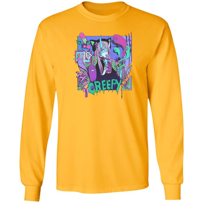 Vacuumch By Fuku Mono Kiru Made Merch Creepy Midnight Snack Tee Vacuumch By Fuku Mono Kiru Made Merch Creepy Midnight Snack Tee