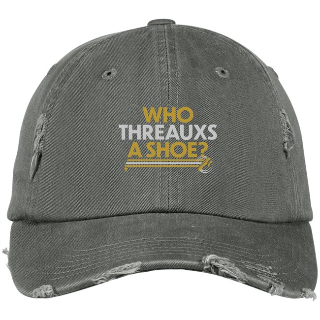BreakingT Who Threauxs A Shoe Hat BreakingT Who Threauxs A Shoe Hat