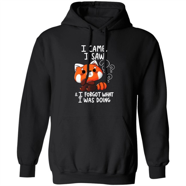 Vaxxedfaery I Came I Saw I Forgot What I Was Doing Raccoon Shirt Vaxxedfaery I Came I Saw I Forgot What I Was Doing Raccoon Shirt