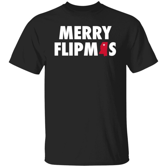 Merry Flipmas Long Sleeve Tee Shirt