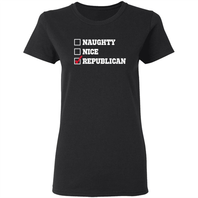 Freedom Tees Merch Naughty Nice Republican Hoodie Freedom Tees Merch Naughty Nice Republican Hoodie